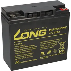 Kung Long WP22-12NE AGM Akku 12V 22Ah M6 - für PowaKaddy Golf-Trolleys