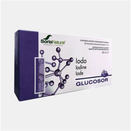 SORIA NATURAL® GLUCOSOR IODO 28 AMPOLAS
