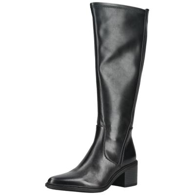 Stiefel REGARDE LE CIEL "Regarde Le Ciel Stiefel Leder/Textil", Damen, Gr. 38, schwarz, Leder, Textil, Schuhe Stiefel
