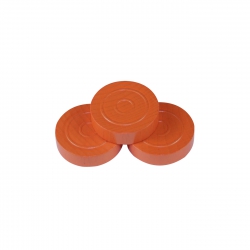 Halmakegel.com Damestein - Mühle - Backgammon - 31x8mm - orange 255751