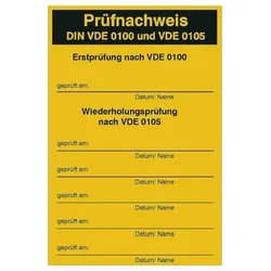 PROTEC Prüfnachweis-Aufkleber PAPN 10 Stck