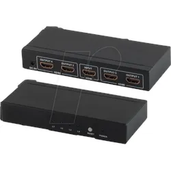 SHVP 05-03004 - HDMI Splitter, HDMI Buchse auf 4x HDMI Buchse, 4K2K, 3D