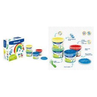 Pelikan Fingerfarbe Fingermalfarben Basisfarben FMFB 4 Stück in FS (701570)