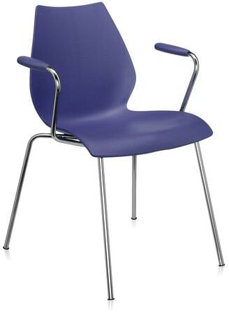 Kartell Maui Stuhl mit Armlehne (marineblau) marineblau