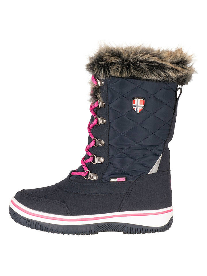 Trollkids Winterstiefel "Holmenkollen" in Dunkelblau - 34
