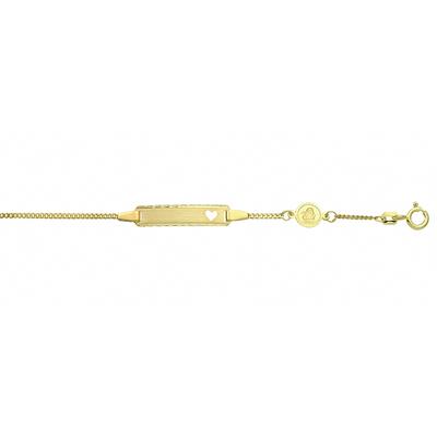 ID Armband ADELIA´S "14 cm ID - Armband 333 Gold ( 8K )", gold, Armbänder, Damen, 14cm, Gold, Goldarmband