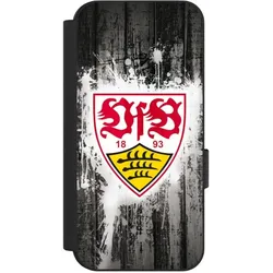 Nivocase Klapphülle für Google Pixel 9 Pro Handyhülle aus Kunst Leder NIVOflip schwarz Bundesliga, Smartphone Hülle, Schwarz