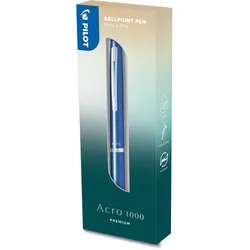 Pilot Kugelschreiber Acro 1000 1.0 M in Box Metallic sky blue