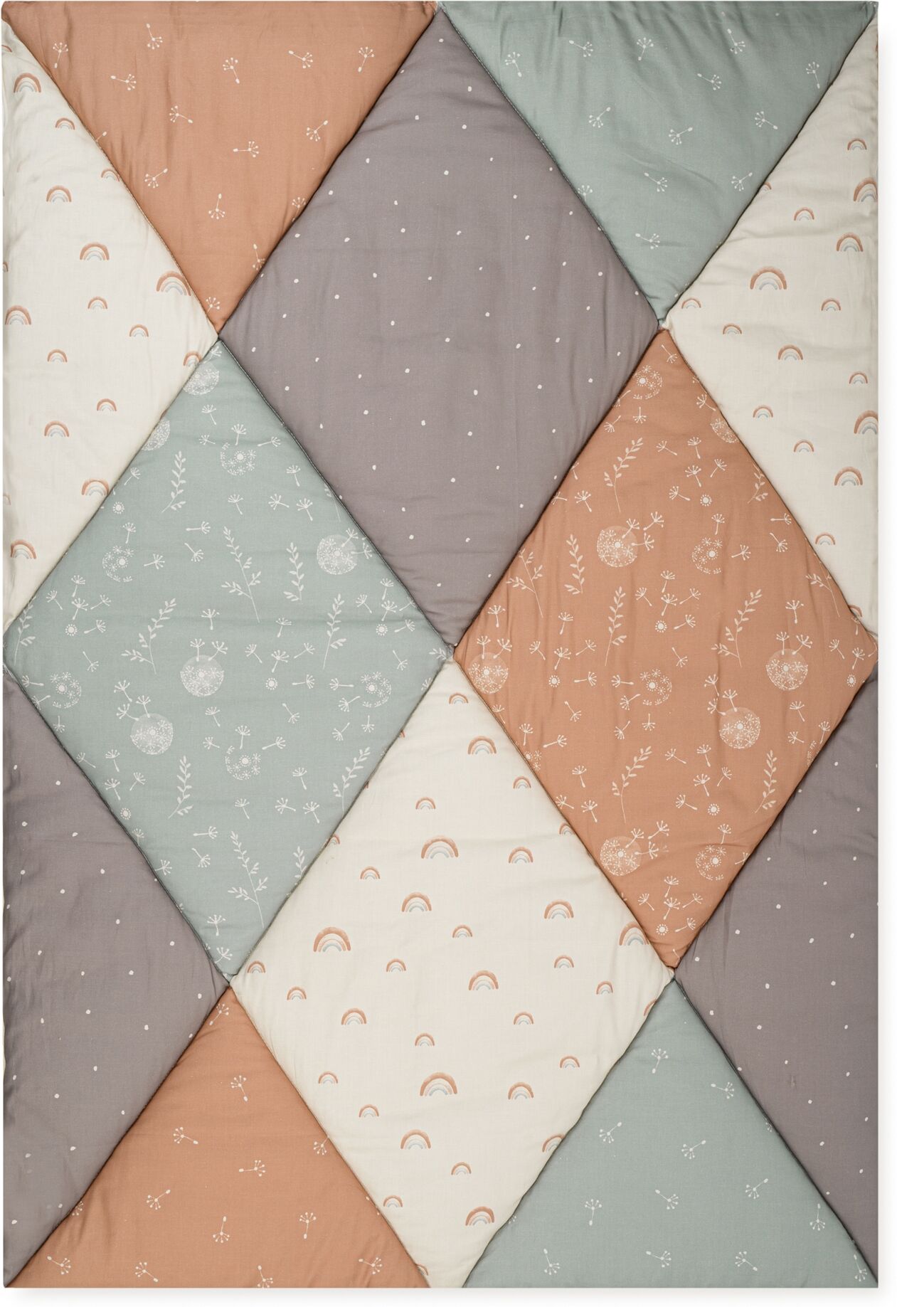 Krabbeldecke JULIUS ZÖLLNER "Organic, Patchwork", bunt (patchwork), B:95cm L:135cm, Baumwolle, Wohndecken, Krabbeldecke, Made in Germany patchwork B/L: 95cm x 135cm