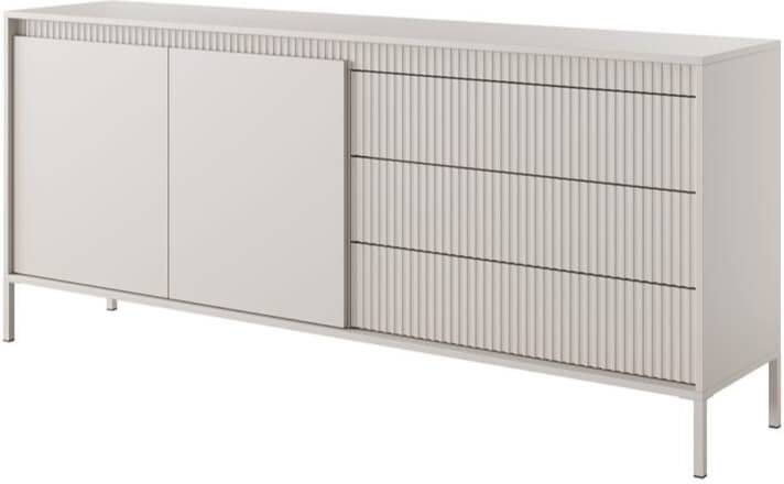 Latitude Run Boncho 187cm Sideboard White 81cm H X 187cm W X 40cm D
