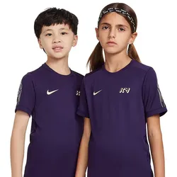 Nike Dri-FIT Kylian Mbappe Fußballoberteil Kinder violett/gold