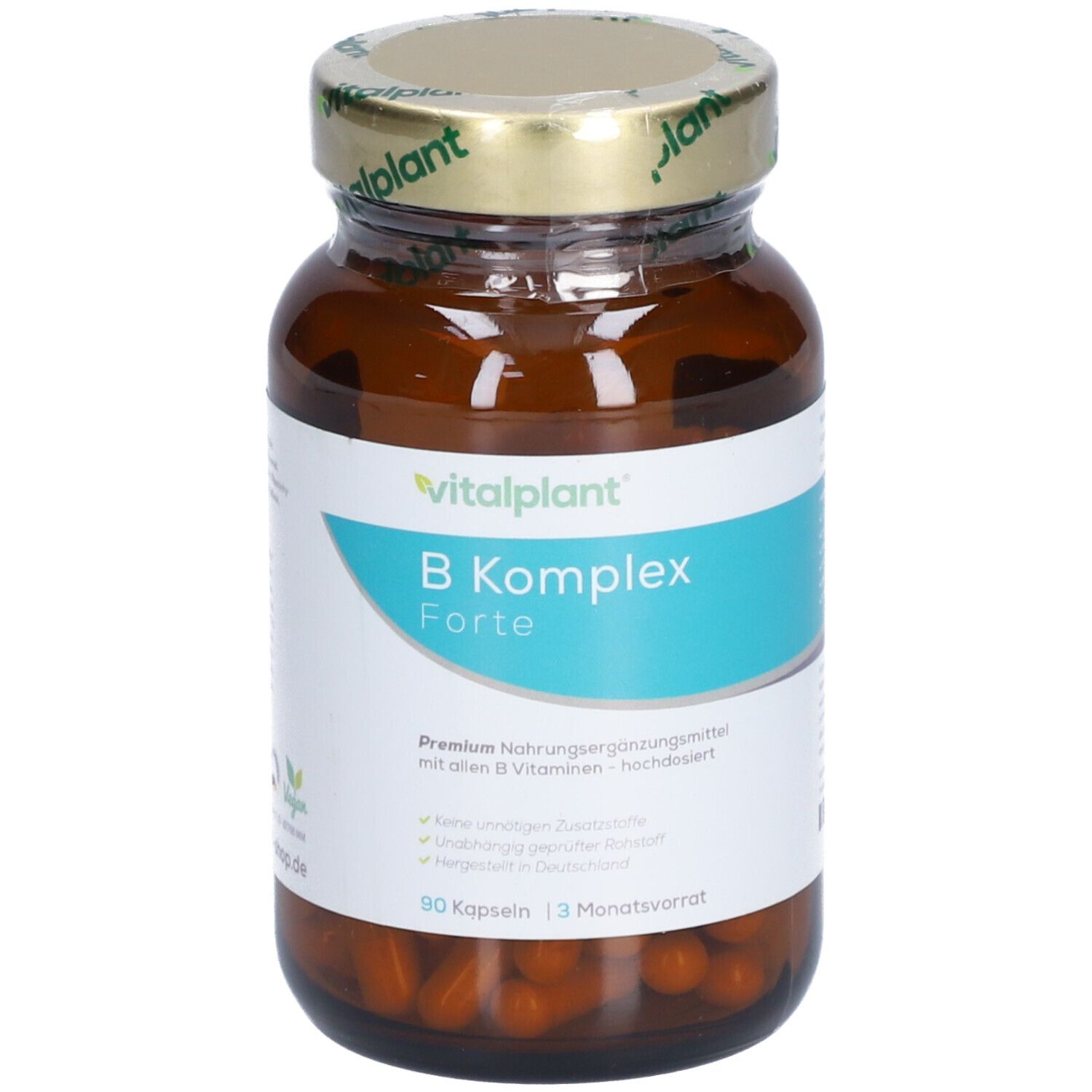 Vitamin B Complex Forte Vitalplant Kapseln 90 St