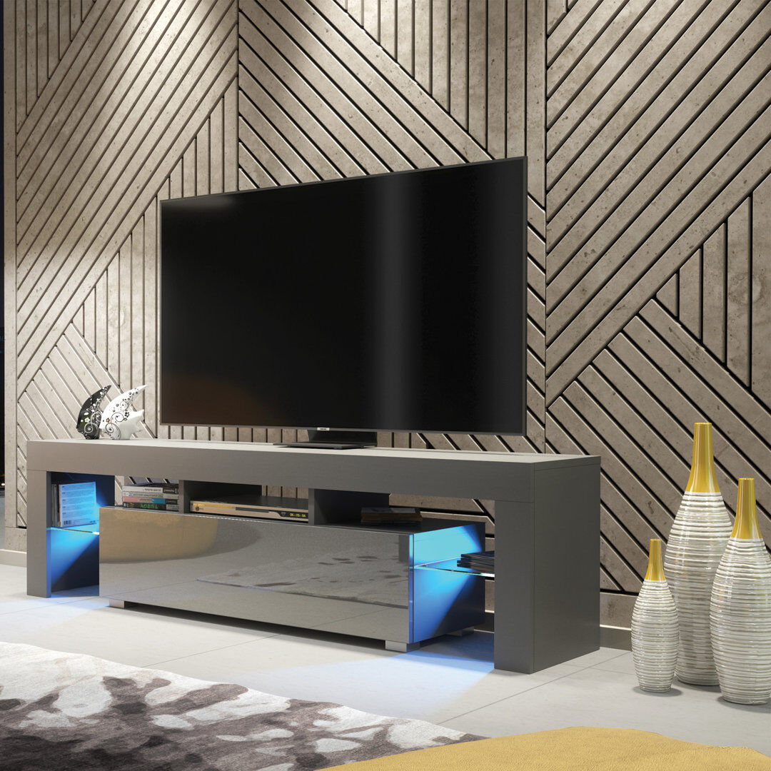 Metro Asani TV Stand for TVs up to 48" White & Grey 48"