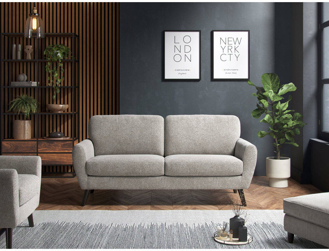 George Oliver Damis Boucle Sofa Beige 3