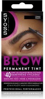 Syoss Brow Tint coloração para sobrancelhas tom Black 10 ml. Brow Tint