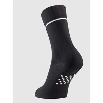 ABS-Socken WÄSCHEPUR, Damen, Gr. 135, schwarz (farblich, sortiert), 80% Baumwolle, 18% Polyamid, 2% Elasthan, Socken
