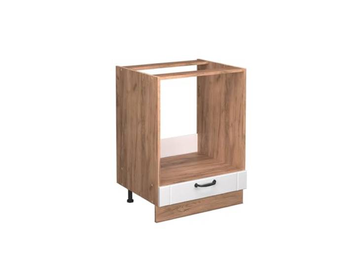 Vicco Herdumbauschrank Fame-Line, Weiß Landhaus, 60 cm