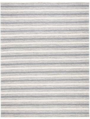 SAFAVIEH Handmade Marbella Casual Stripe Beige/Brown Wool Rug