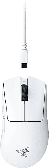 Ratón gaming - Razer DeathAdder V4 Pro, Inalámbrica, 45000 dpi, Sensor óptico Focus Pro 45K Gen-2, Blanco