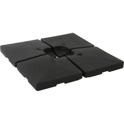 Sonnenschirmständer MCW-F79, Ampelschirmständer Marktschirmständer für Bodenkreuz, befüllbar 124kg