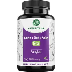 Virisolis Biotin-Zink-Selen Forte 12 Mon. - Vegan 365 ST