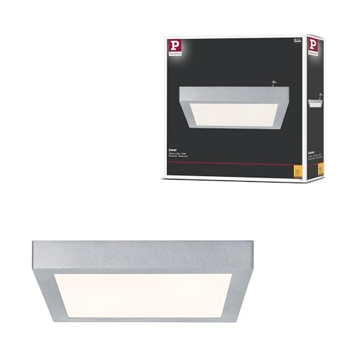 Paulmann Lunar LED-paneel 16W 1300lm 3000K Chroom/Grijs 30 x 30 cm