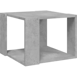 Décoshop26 - Moderner und zeitgenössischer Couchtisch 40 x 40 x 30 cm graues Holzwerkstoff DEC039277