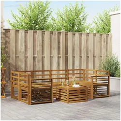 vidaXL, Gartenstühle, Levenweiler (geeignet für Wohnung)