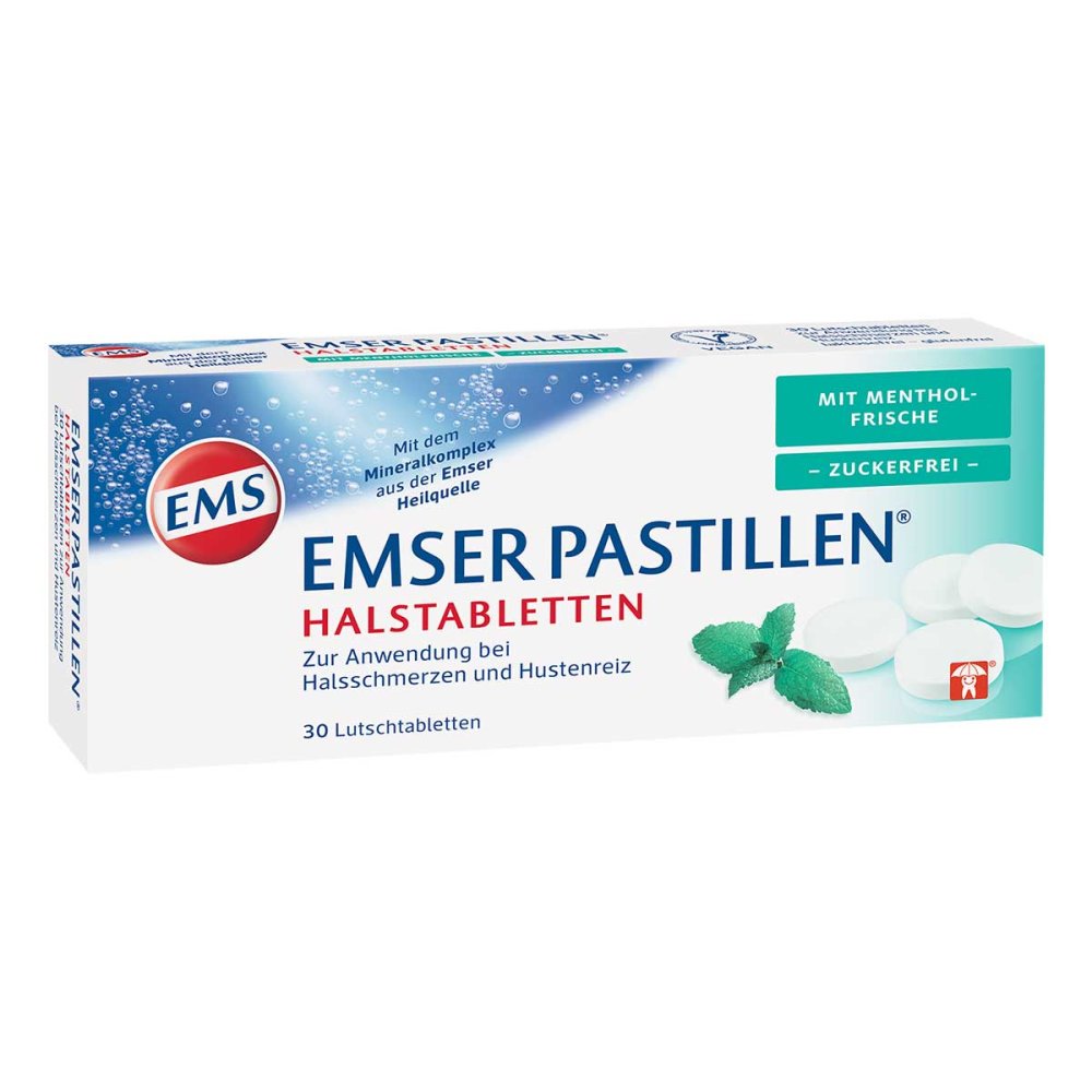 Uriach Germany GmbH Emser Pastillen mit Mentholfrische zuckerfrei 11108025