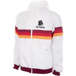 Copa Football, Herren, Laufjacke, COPA - AS Roma 1980s Retro Voetbal Windbreaker - Heren - Wit - S (S), Weiss, S
