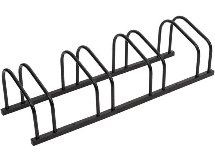 vidaXL Stalen fietsenrek voor 4 fietsen - Zwart, 103,5 x 33 x 26 cm