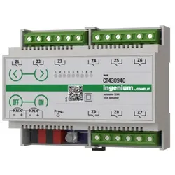 Comelit CT430940 Schaltaktor, 9 Ausgänge 16A, manuell, KNX