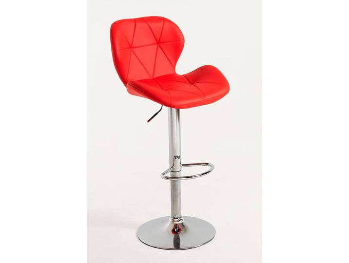 4er Set Pentagone Hocker - Rot