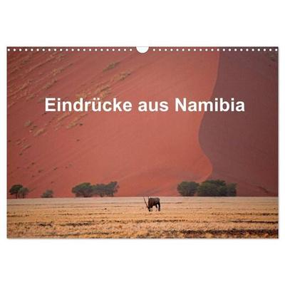 Eindrücke aus Namibia (Wandkalender 2027 DIN A3 quer), CALVENDO Monatskalender
