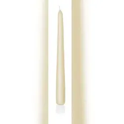 Wiedemann Kerzen Bisquit Spitzkerzen  300 x 25 mm, 12 Stück