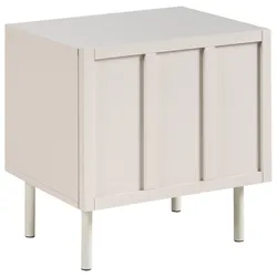NACHTTISCH Hellbeige Clunes