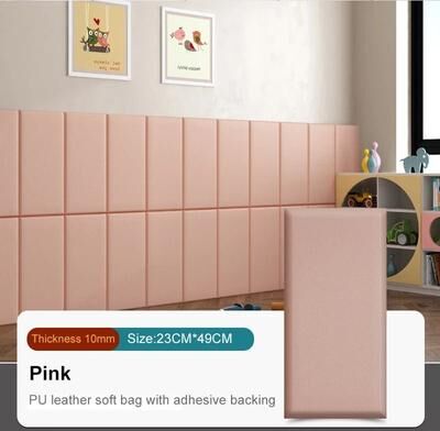 Uplift Picks Soft Peel And Stick Wall Panels For Headboard Playroom Protection Decor pink