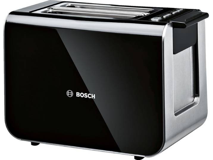 Bosch Kompakt Toaster, Styline, Schwarz, TAT8613N, ID TAT8613N