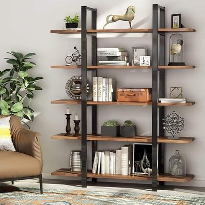 Bluebell 5-Tier Vintage Industrial Bookcase