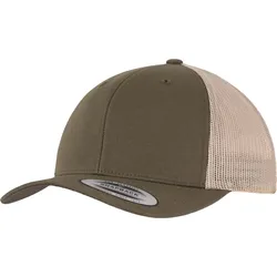 FLEXFIT Unisex Vintage Trucker Kappe Netz Cap 6606/6606T