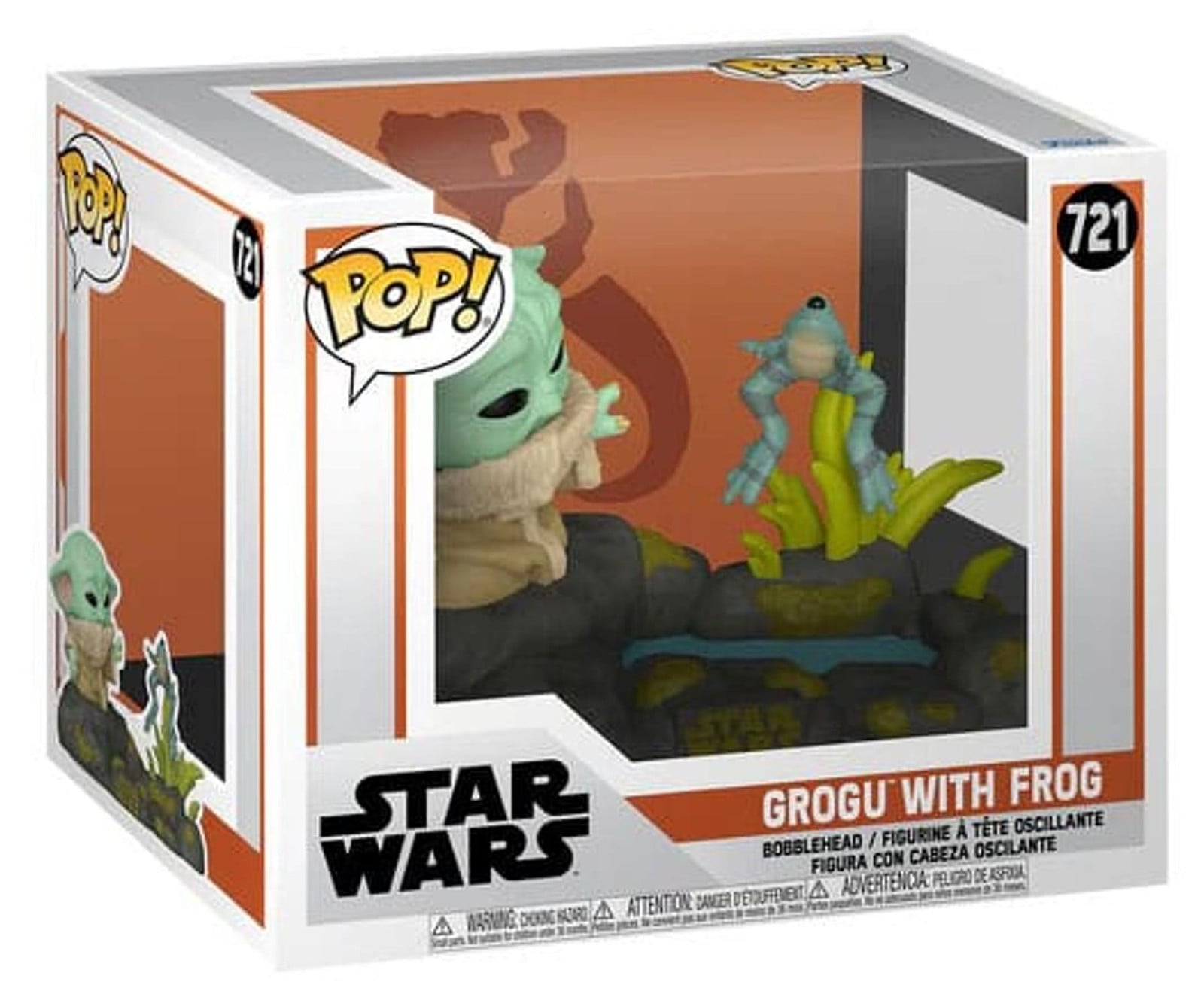 Funko Pop! Star Wars Grogu met kikker 720 vinyl figuur