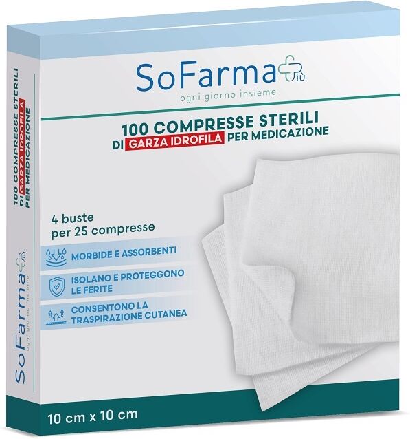 So.Farma.Morra Sf+ Compresse Cot 10x10 25p