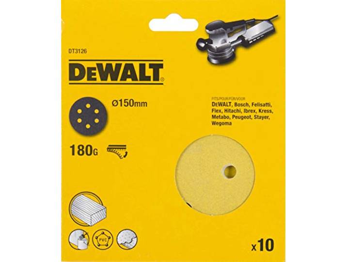 Dewalt DT3126-QZ DT3126-QZ-Discos voor lijadoras rotorbitales de 150 mm