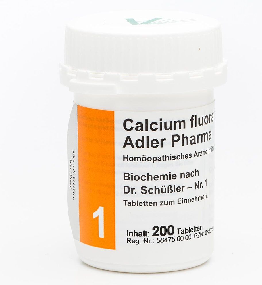 Biochemie Adler 1 Calcium fluor.D12 Adl.p. Tabletten