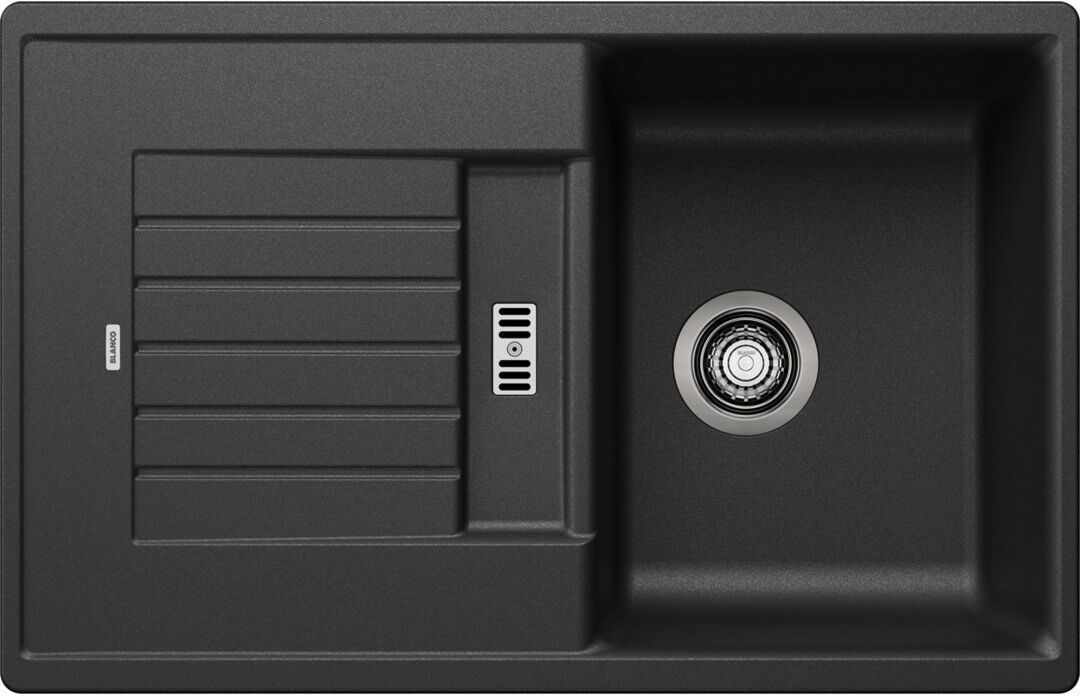 Blanco Zia Single Bowl Inset Kitchen Sink Anthracite 202mm H x 500mm W x 780mm L
