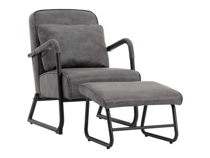Livetastic Relaxsesselset Lesesessel, Grau, Metall, 80x85x57 cm, Wohnzimmer, Sessel, Polstersessel