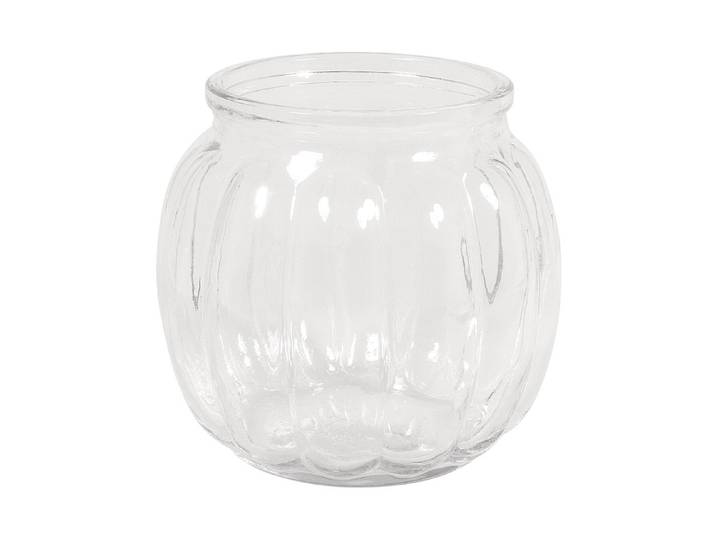 Rayher Glasvase Bauchig mit Rillen 12 × 12 × 11 cm 700 ml