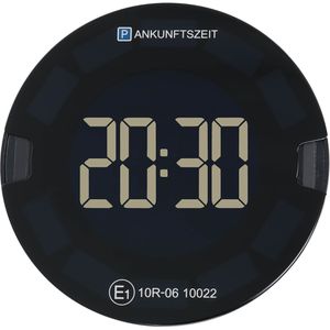 OOONO Parkscheibe P-DISC NO3, elektronisch, solarbetrieben, mit Zulassung, schwarz