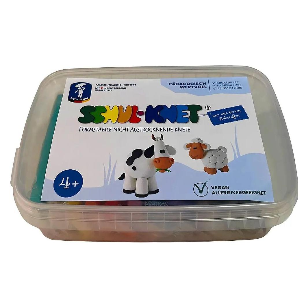 Feuchtmann Schulknete 10x 45g Big Schoolbox 10 Farben (628.0111)
