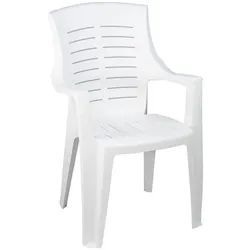 ProGarden, Gartenstühle, Havestol Talia TAL050BI Weiss (55 x 60 x 91 cm)
